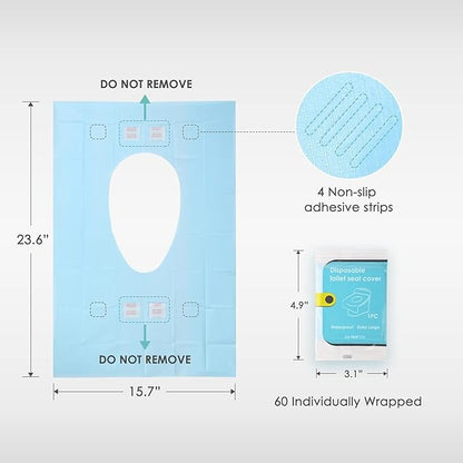 🚻Disposable Travel Toilet Seat Covers (10 Sheets)