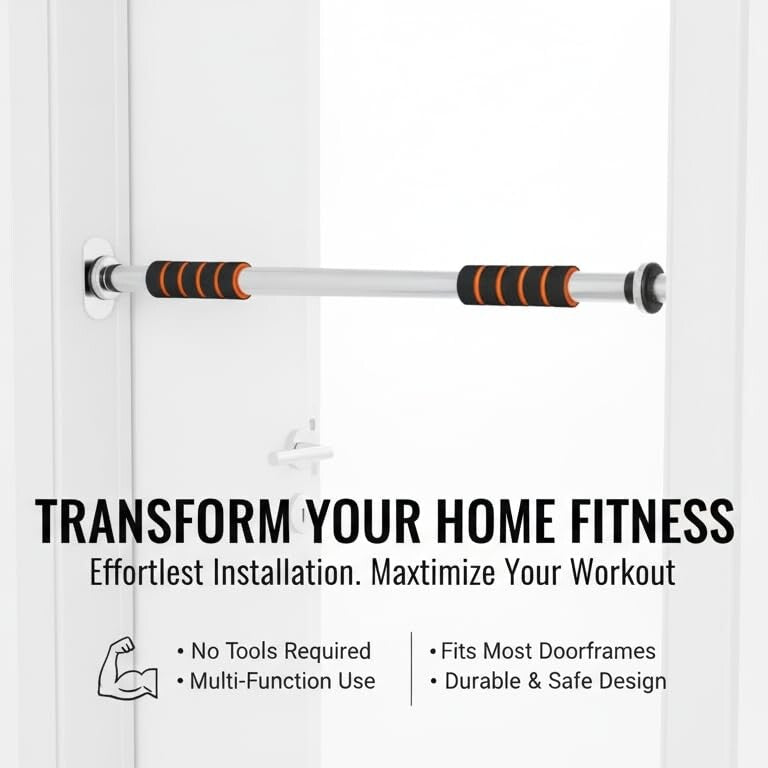 💪 Doorway Pull-Up Training Bar