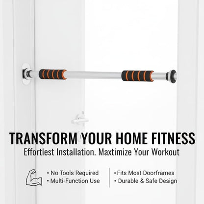 💪 Doorway Pull-Up Training Bar