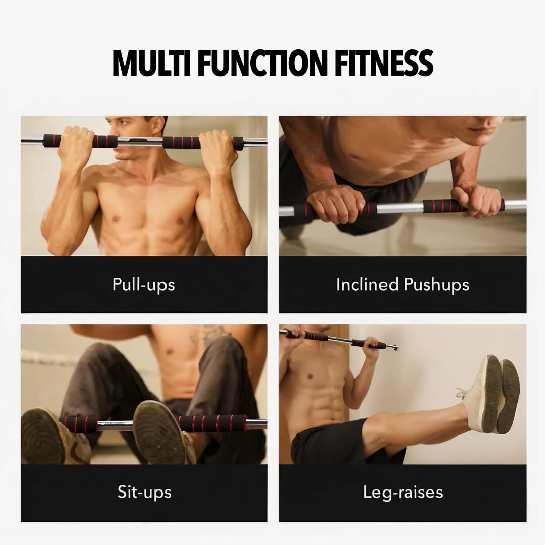 💪 Doorway Pull-Up Training Bar