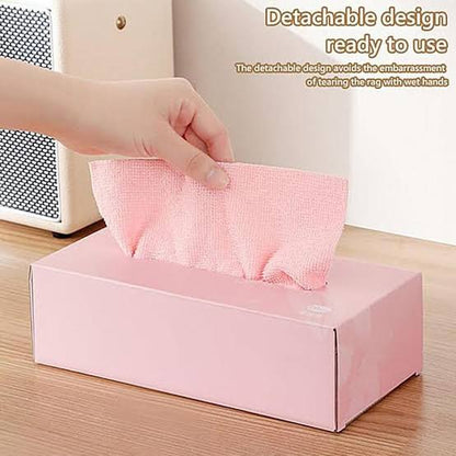 Microfiber cleaning cloth box