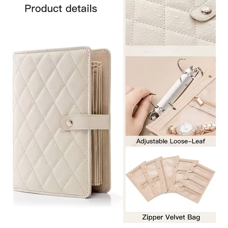 BUY 2 GET 1 FREE – Luxury Jewelry Storage Book Organizer