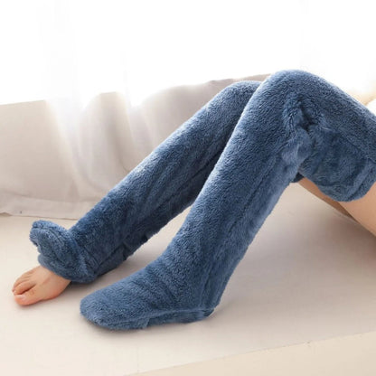 Winter Fleece Lined Over Knee Socks