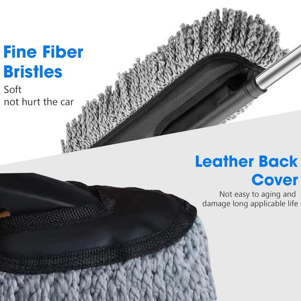 Microfiber Car Cleaning Duster – Extendable, Scratch-Free, Lint-Free