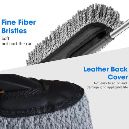 Microfiber Car Cleaning Duster – Extendable, Scratch-Free, Lint-Free
