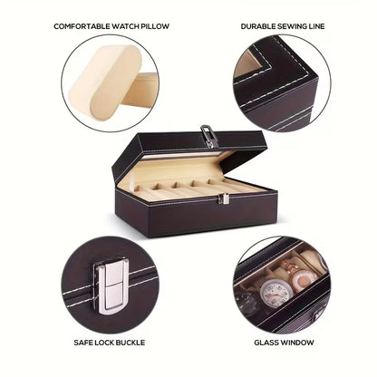 6-Slot Watch Display Box