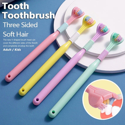3 Sided Tooth Brush