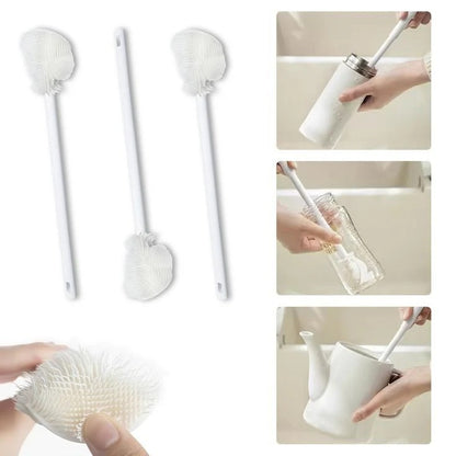 Silicone long Handle bottle cleaning Brush