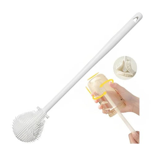 Silicone long Handle bottle cleaning Brush