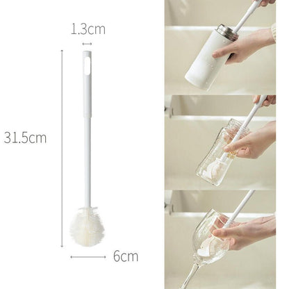 Silicone long Handle bottle cleaning Brush