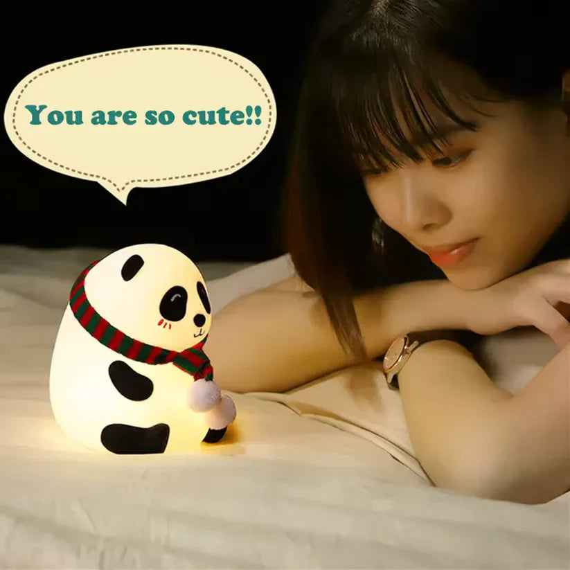 Cute Silicone Panda Lamp