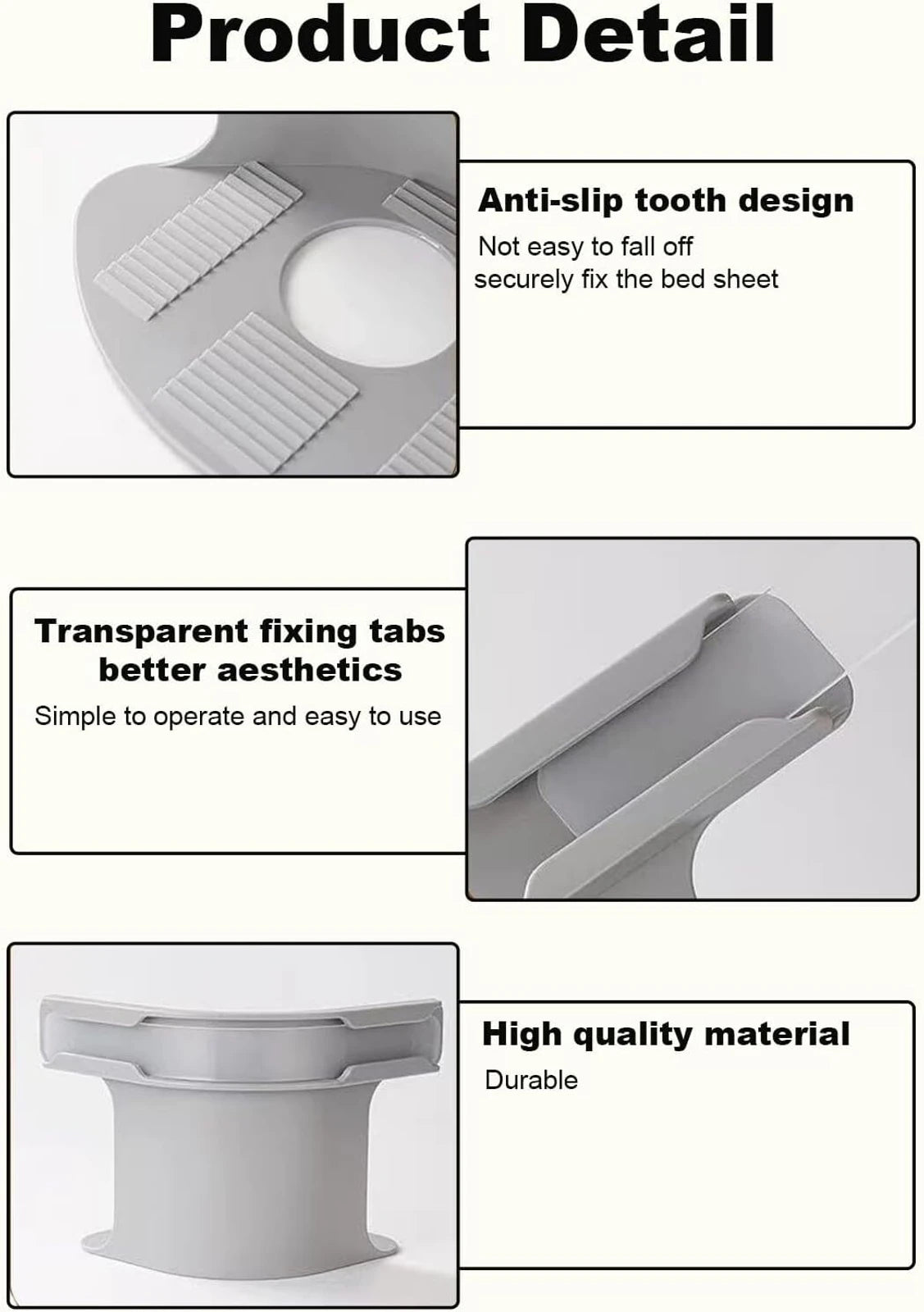 Heavy Duty Bed Sheet Grippers