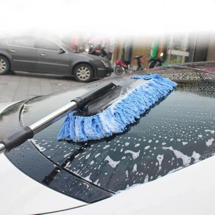 Microfiber Car Cleaning Duster – Extendable, Scratch-Free, Lint-Free