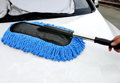 Microfiber Car Cleaning Duster – Extendable, Scratch-Free, Lint-Free