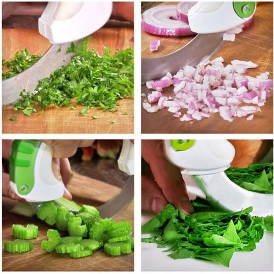 BOLO ROLLING KNIFE Vegetable Cutter Slicer 360
