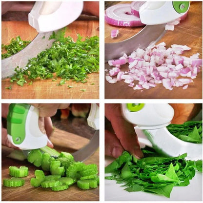 BOLO ROLLING KNIFE Vegetable Cutter Slicer 360