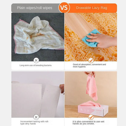 Microfiber cleaning cloth box